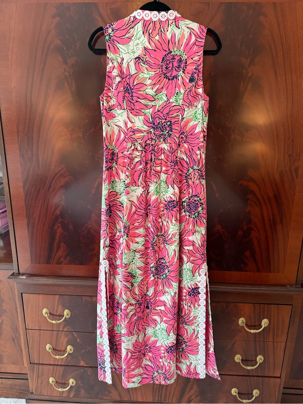 NWT Lilly Pulitzer Shine Your Bright 3-Piece Set Duster Top Pant 6/8 - Picture 9 of 16